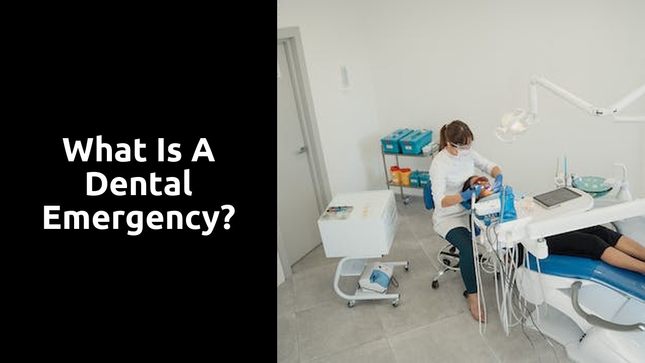 What is a dental emergency?